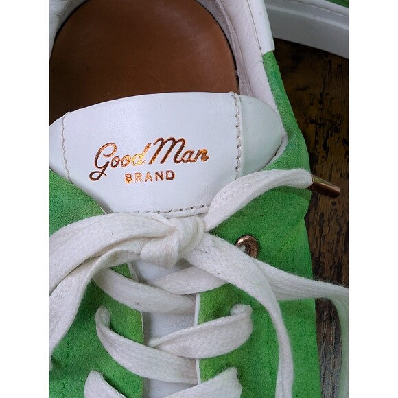 Good Man Brand Legend Low Top Sneakers Green Suede Mens Size US 11 Italy main image 4